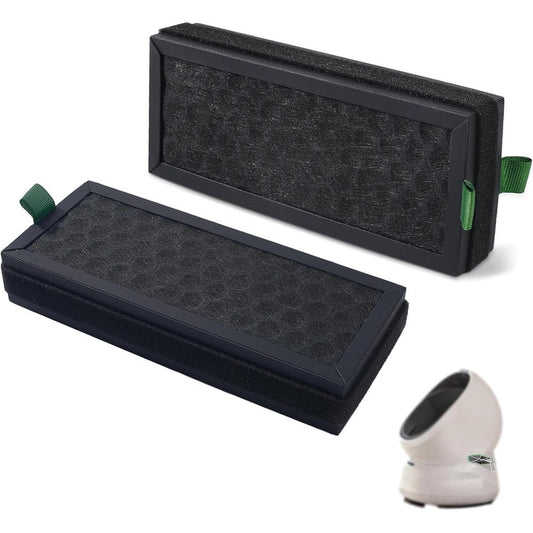 Barkios carbon filter replacement pack front view for automatic cat litter box.