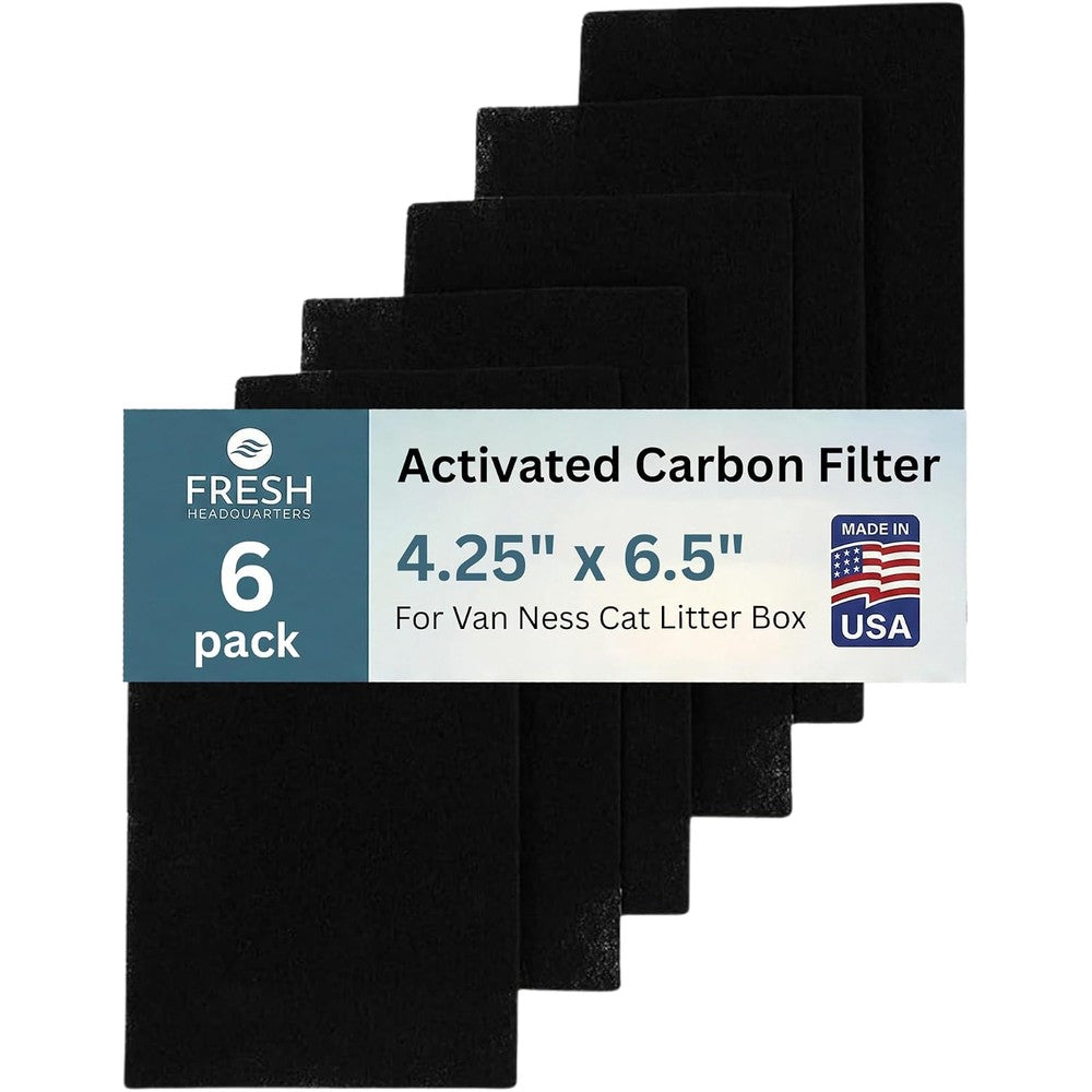 Fresh Headquarters cat litter box filters front view packaging