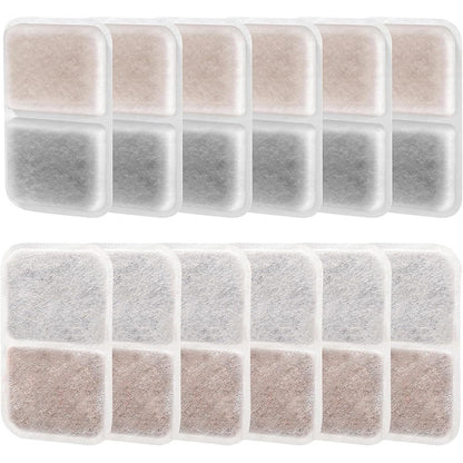 Pure Realm Airsift Litter Box Filters twelve pack front view showing premium packaging.