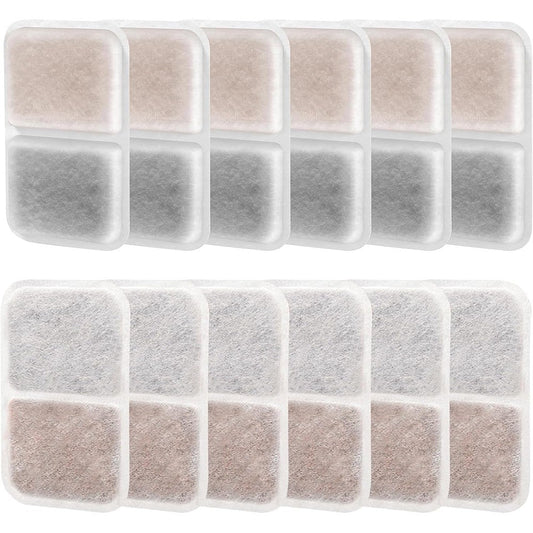 Pure Realm Airsift Litter Box Filters twelve pack front view showing premium packaging.