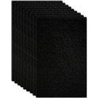 MEDUWEDU Activated Carbon Filter Pads front view pack of nine charcoal replacement liners.