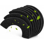 QUEARN activated carbon filters front view replacement sheets for pet litter box