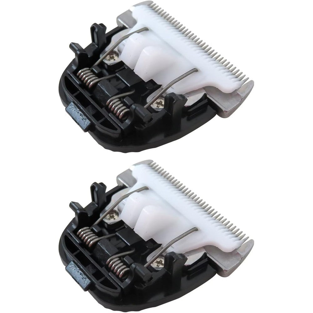 Icelily upgraded black replacement blade front view showing ceramic cutting teeth