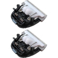 Icelily upgraded black replacement blade front view showing ceramic cutting teeth