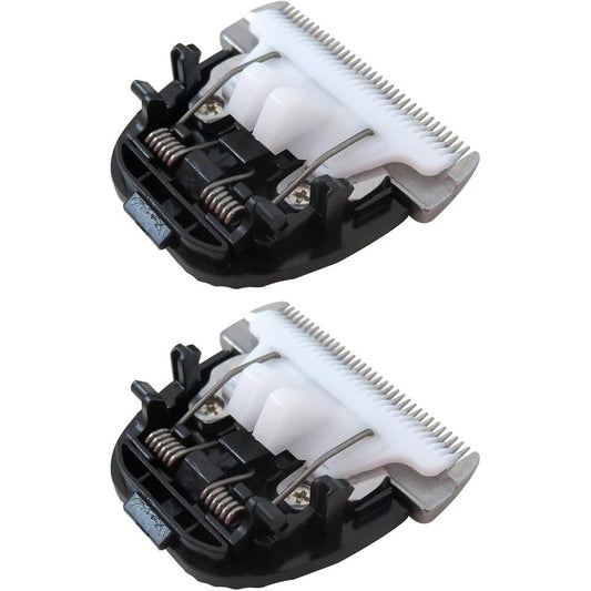 Icelily upgraded black replacement blade front view showing ceramic cutting teeth