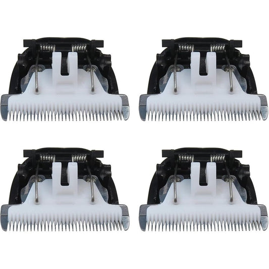 GRABOTE pet clipper replacement blades front view showing ceramic cutting teeth