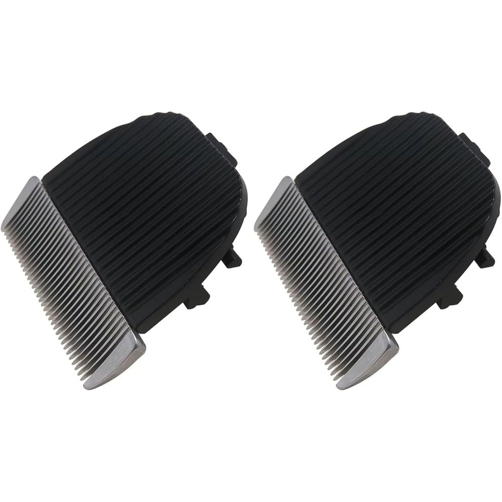 KOGUNXU two pack pet clipper replacement blades front view for pet grooming.
