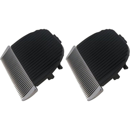 KOGUNXU two pack pet clipper replacement blades front view for pet grooming.