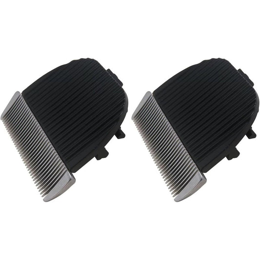 KOGUNXU two pack pet clipper replacement blades front view for pet grooming.