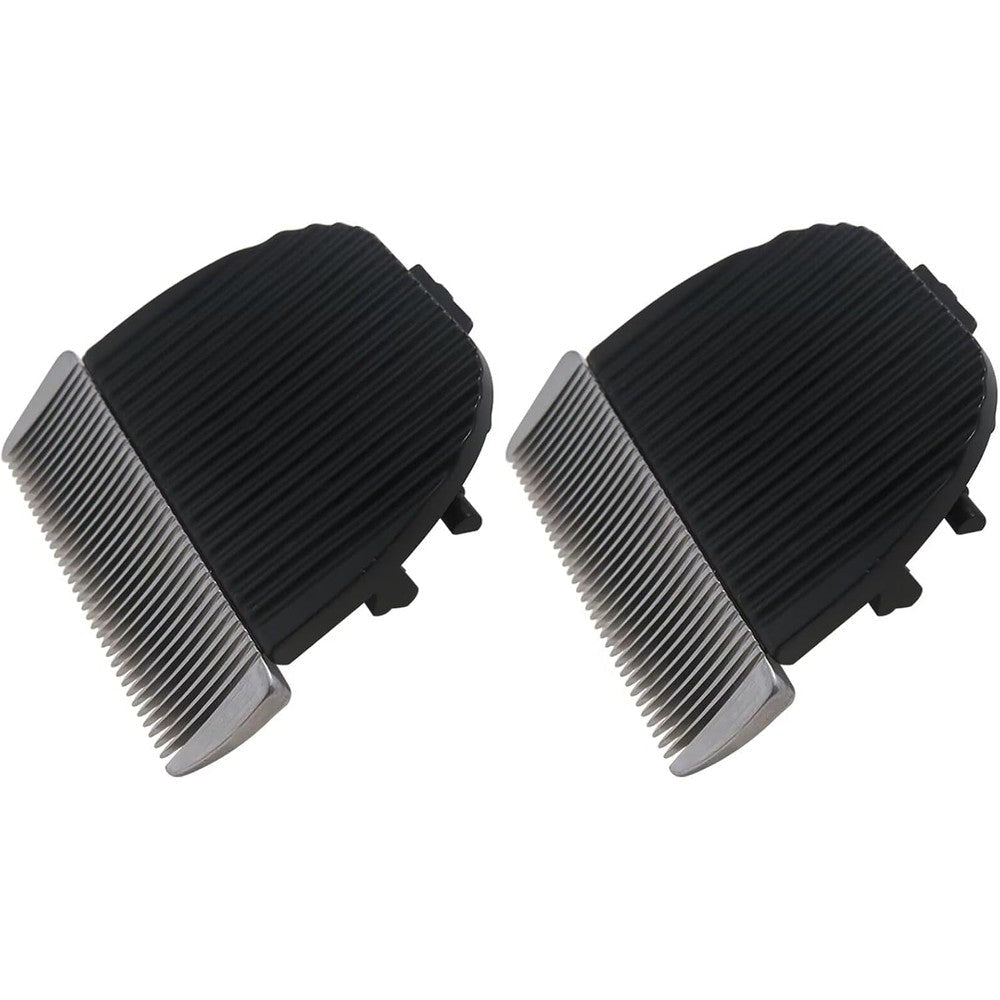 Ytxxdeus pet clippers replacement blades front view showing the dual pack black casing design.