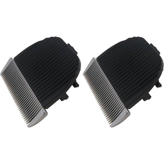 Ytxxdeus pet clippers replacement blades front view showing the dual pack black casing design.