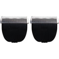 Woner upgraded detachable black replacement blade front view premium pet grooming accessory