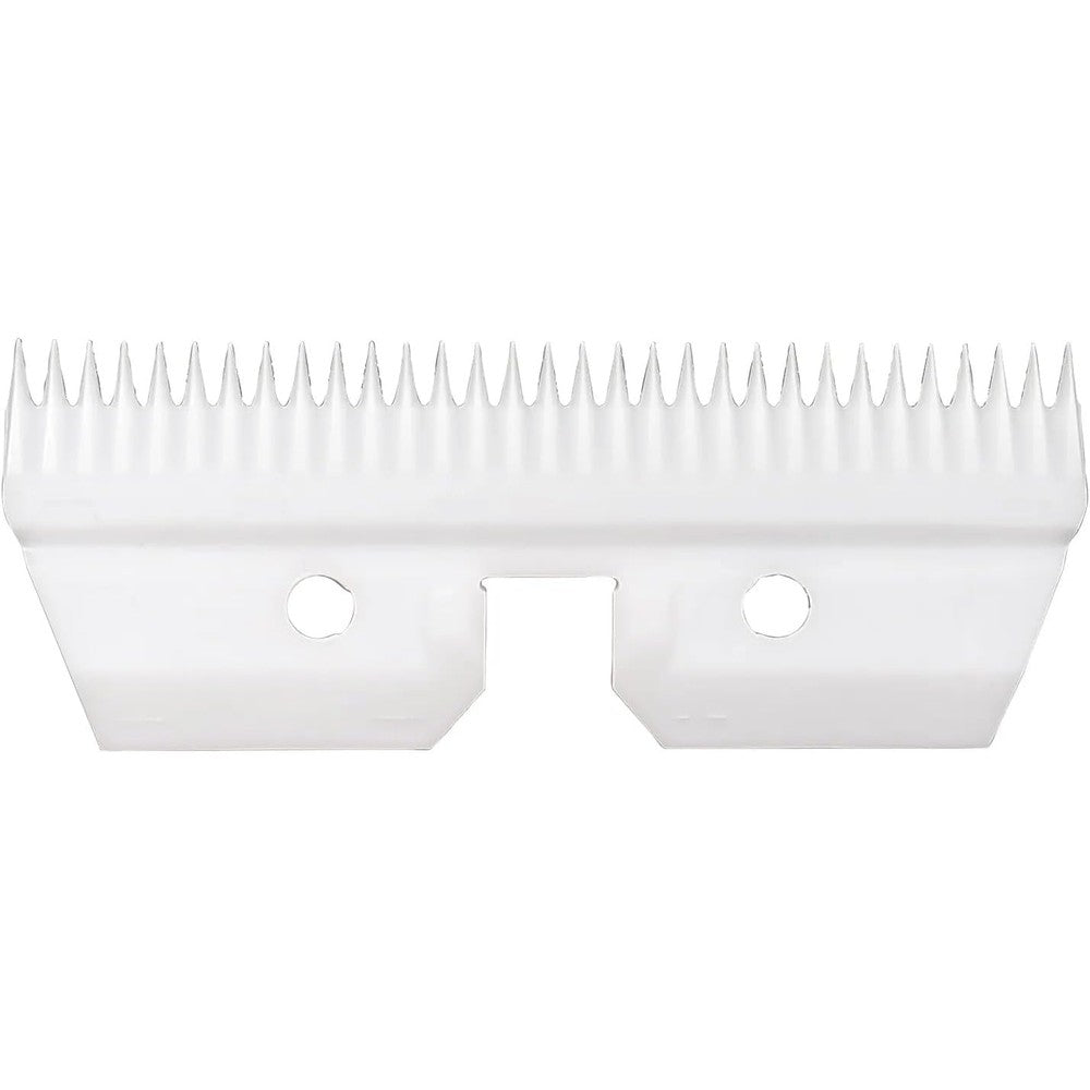Generic Ceramic Edge Wide Grooming Blade front view of thirty one tooth replacement cutter.