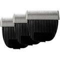 BOTLUXE PG100 replacement clipper blade three piece pack front view for pet grooming systems