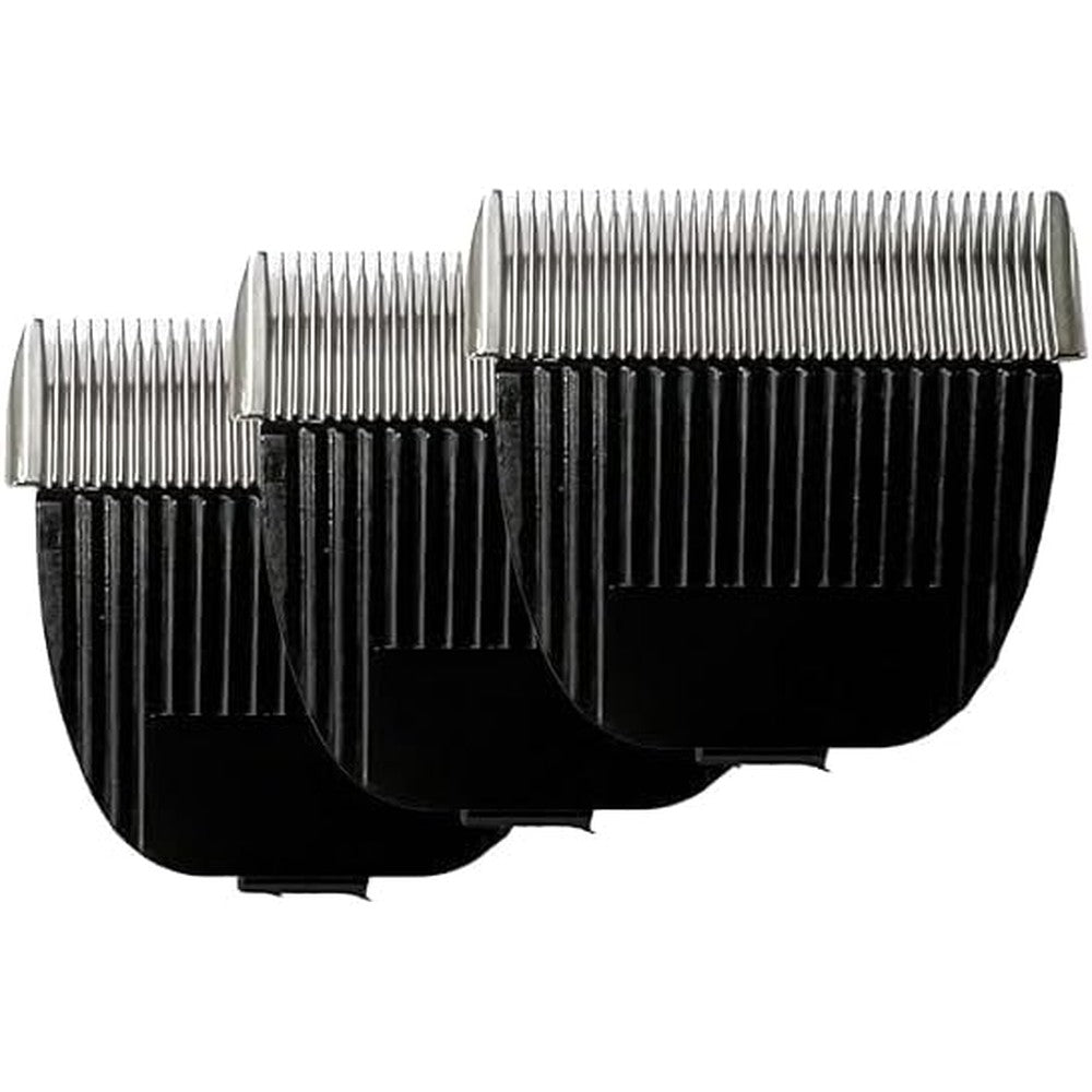 BOTLUXE PG100 replacement clipper blade three piece pack front view for pet grooming systems
