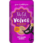 Tiki Pets Tiki Cat Luau Velvet Mousse Salmon wet cat food front view pouch packaging