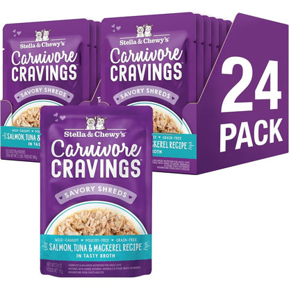 Stella & Chewy's Carnivore Cravings Wet Cat Food front view premium imported cat food pack