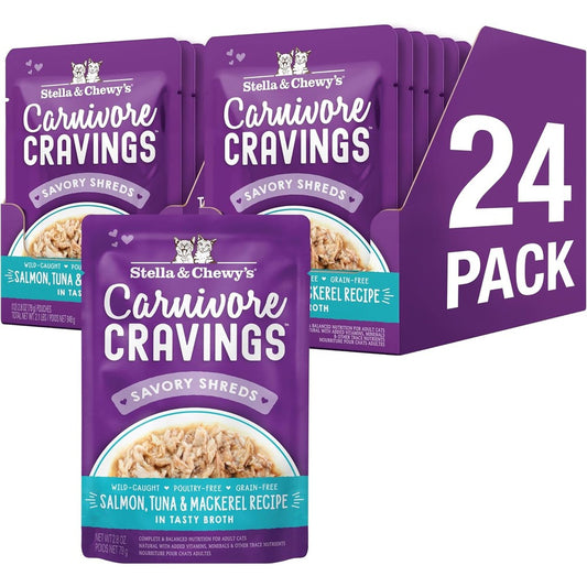 Stella & Chewy's Carnivore Cravings Wet Cat Food front view premium imported cat food pack