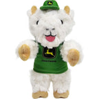 Pets First John Deere goat plush toy front view showing green jersey.
