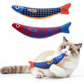 PetBusy interactive cat kicker toy fish shape front view