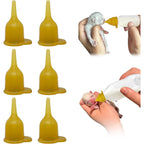 ViaGasaFamido Kitten Nipples For Feeding Newborn Kittens And Puppies Soft Silicone Pet Nursing Pack Fits Common Plastic Bottle Openings Six Pack