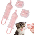 Peysaitr LogFaadCoi Kitten Bottle Feeding Kit For Nursing Newborn Puppies And Small Animals With Anti Choking Syringes and Replaceable Nipples Pink