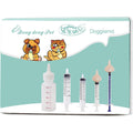 Doggiema Feeding Nipple And Syringes Kit For Newborn Kittens Puppies And Small Animals Includes Silicone Nipples And Multiple Capacity Syringes