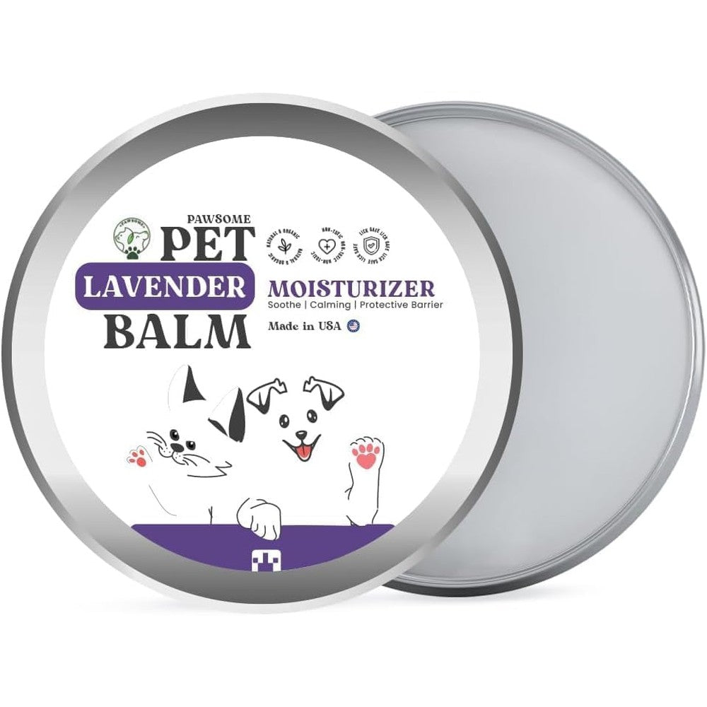 TXLSC LLC Pet Lavender Balm front view of two ounce tin