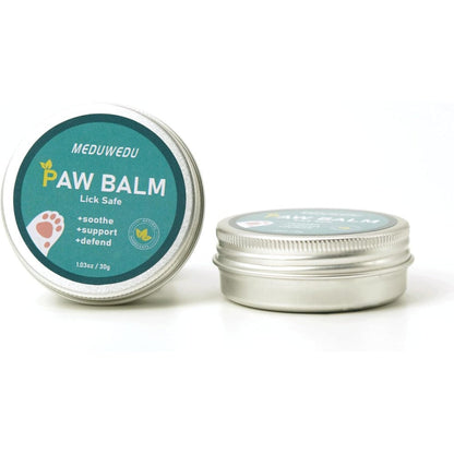 Meduwedu dog paw balm 2-pack front view for pet paw protection