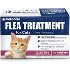 Capstar oral flea treatment for cats twelve doses front box view