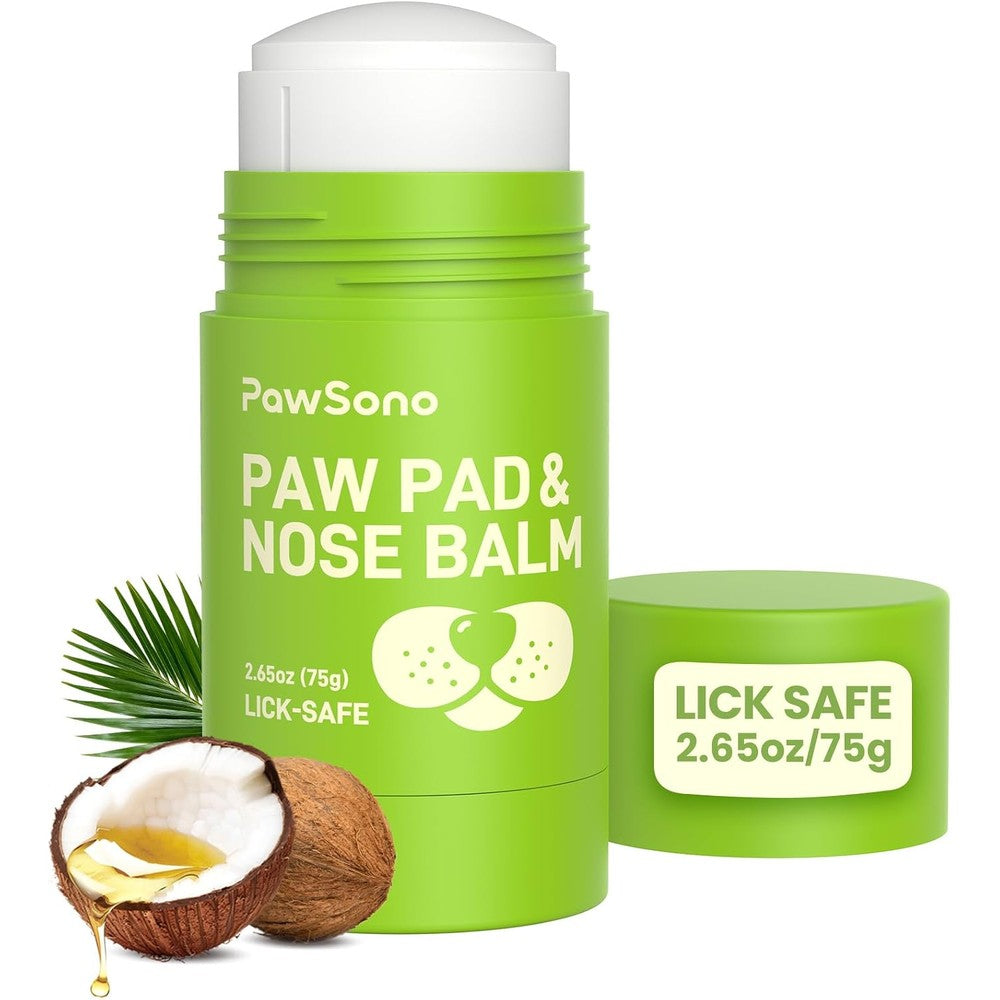 PawSono Lick-Safe Dog Paw and Nose Balm front packaging view
