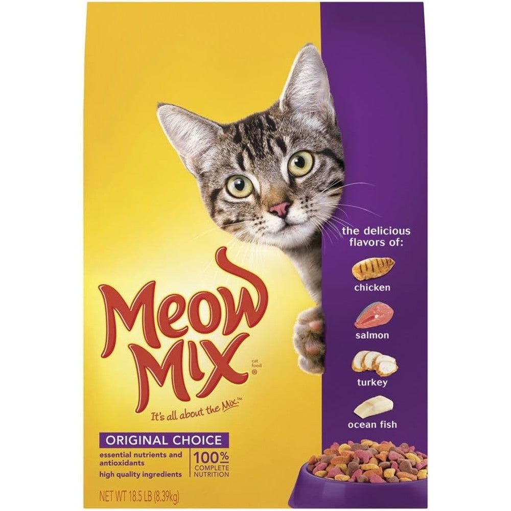 Meow Mix Original Choice Dry Cat Food Front View