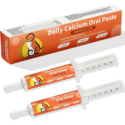 Jollyfit Oral Calcium Supplement for Whelping Dogs and Cats front package view