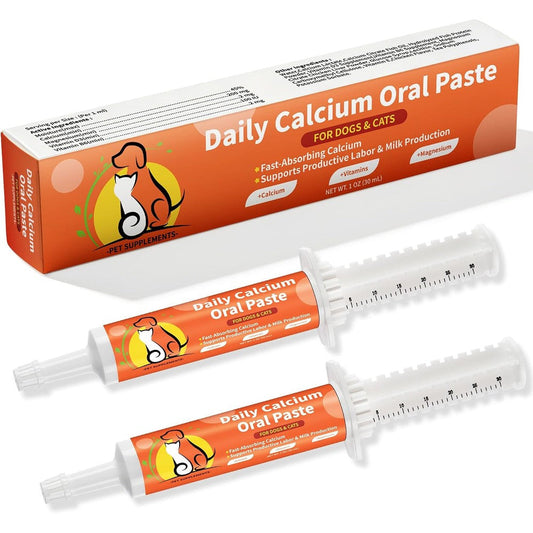 Jollyfit Oral Calcium Supplement for Whelping Dogs and Cats front package view