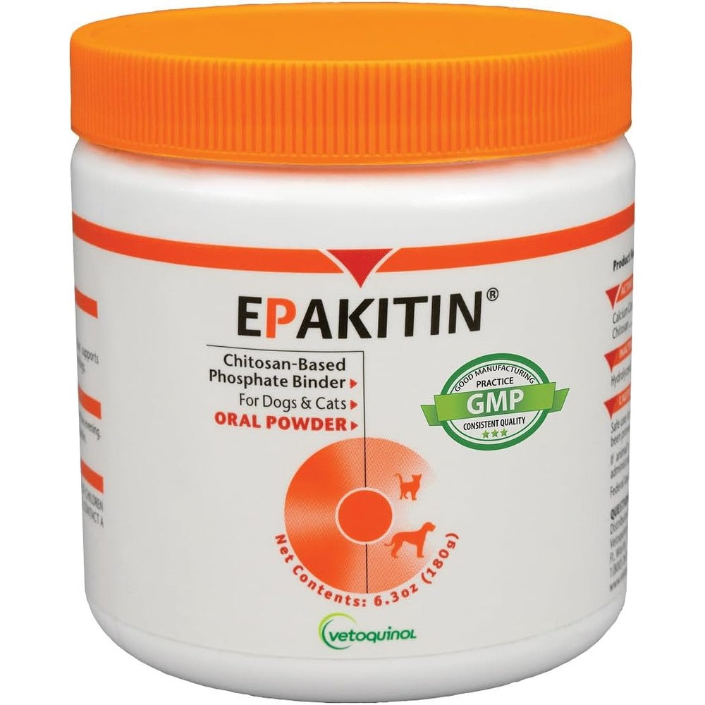 Vetoquinol Epakitin renal support powder front view jar container