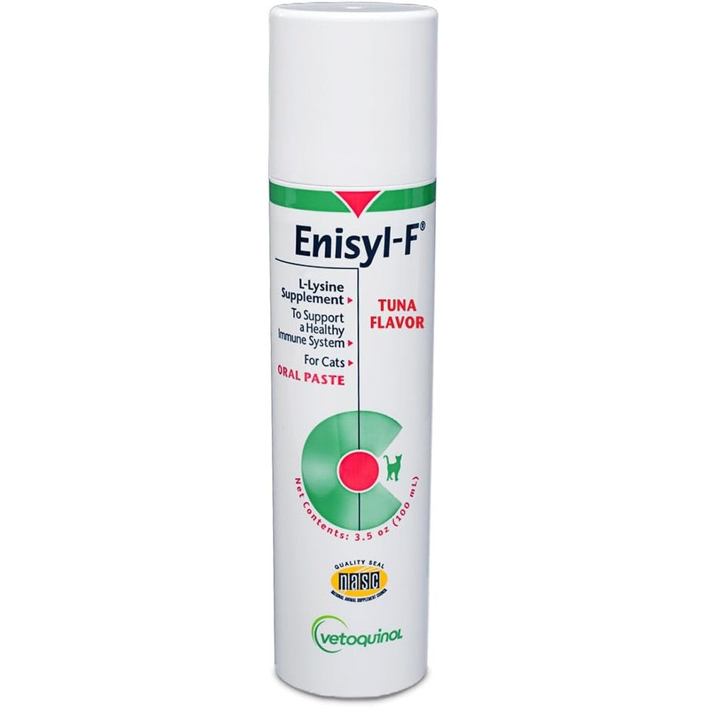 Vetoquinol Enisyl-F Lysine supplement for cats front view
