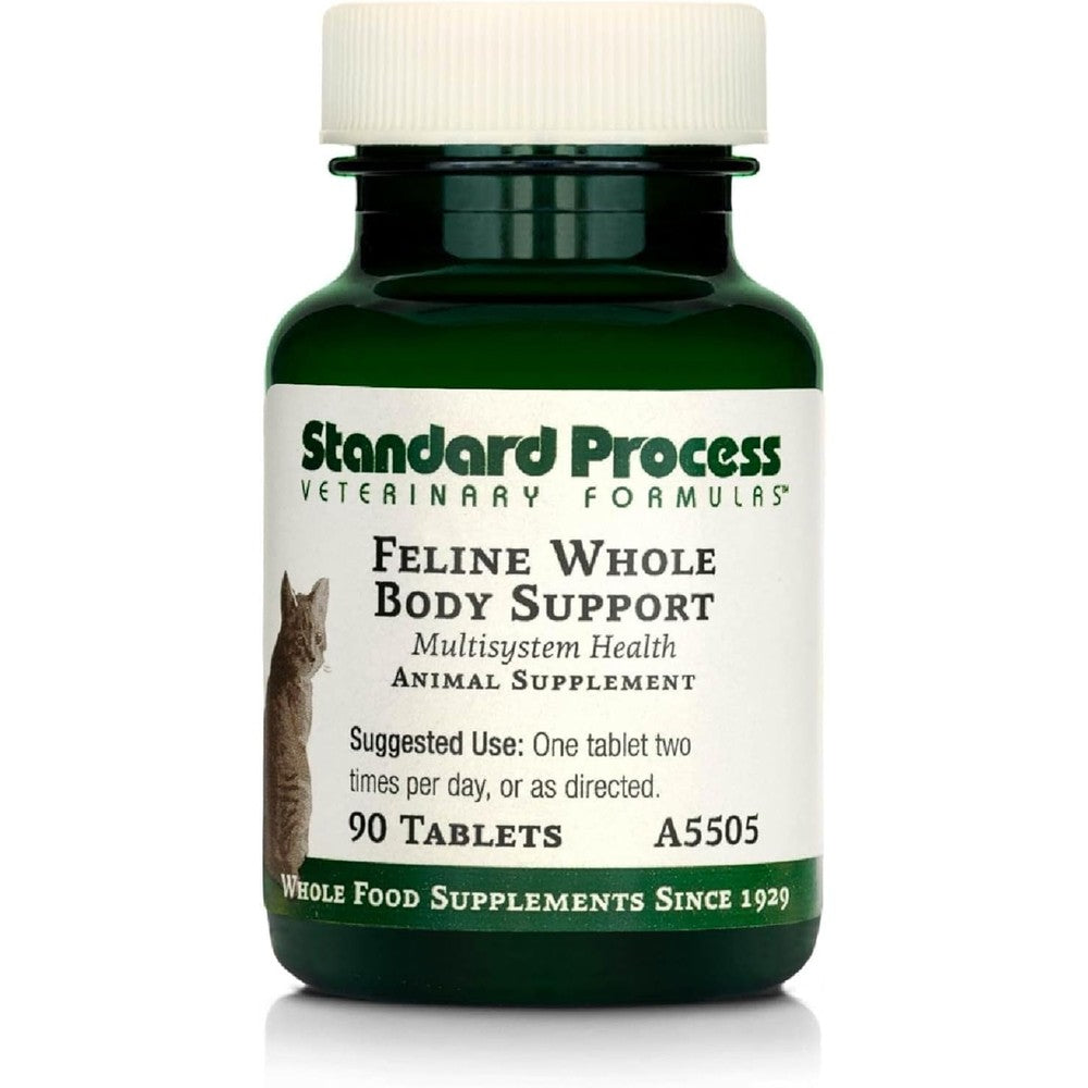Standard Process Feline Whole Body Support 90 Tablets front packaging view