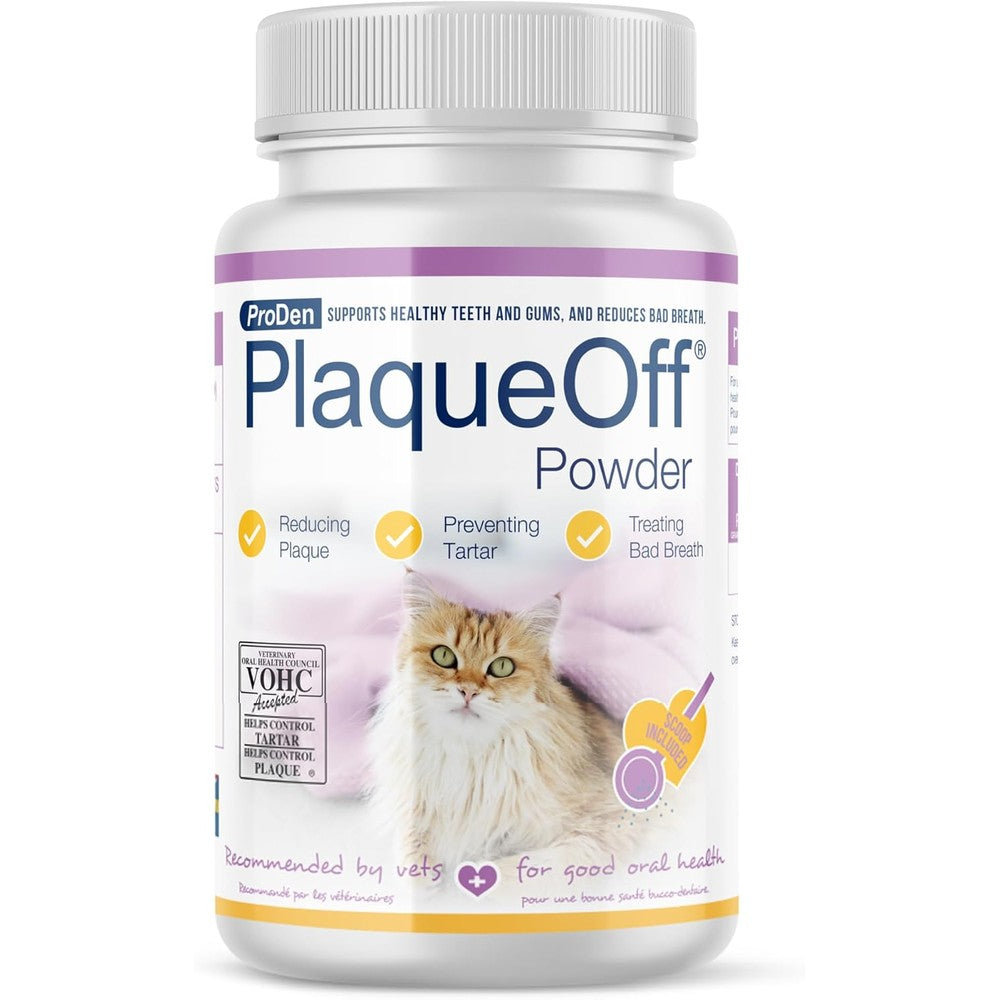 ProDen PlaqueOff powder for cats front view packaging