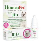 HomeoPet Feline UTI Plus Urinary Tract Supplement Front View Bottle