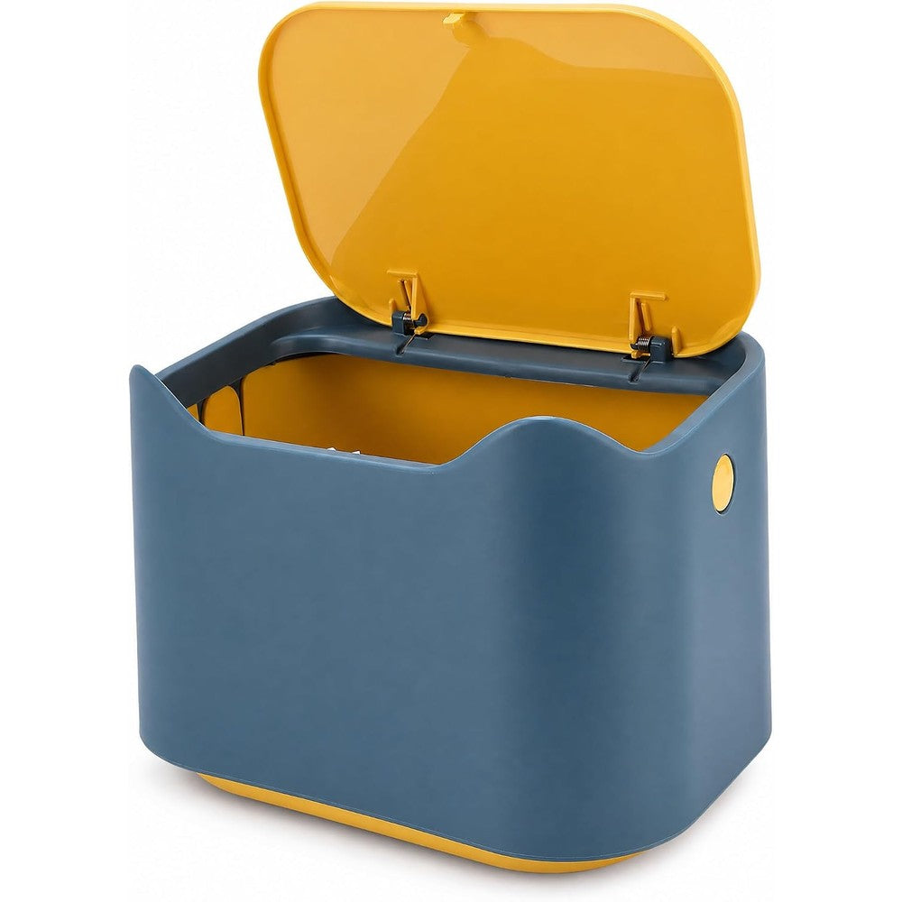 Atorse Jiawu cat litter trash can front view with airtight lid