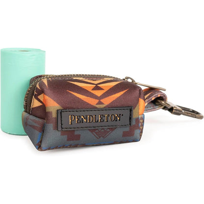 Pendleton Pet Waste Bag Dispenser in Mystic Lake pattern front view
