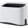 QPOIBSD white cat litter scoop holder front view
