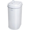 Ubbi Pet Waste Pail stainless steel front view
