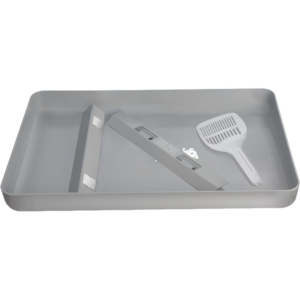 Generic reusable cat litter box tray compatible with Petsafe Scoop-Free front view