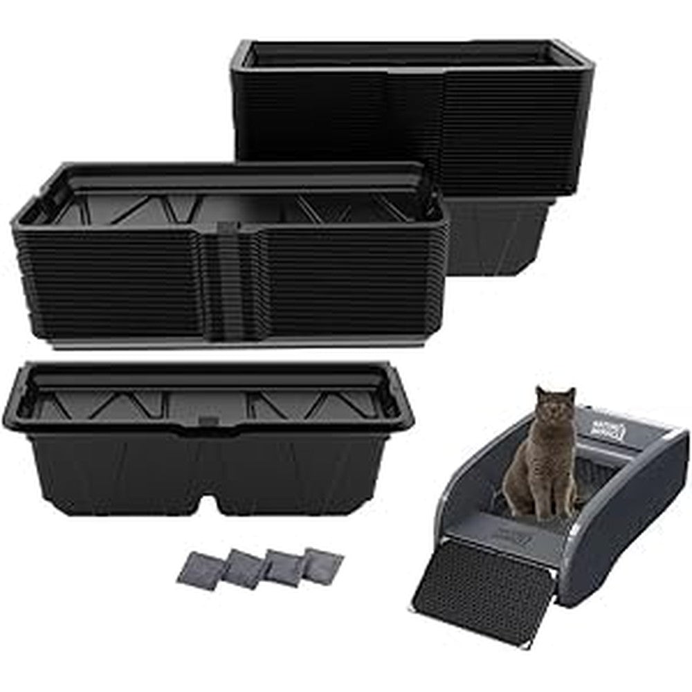 Joregobo 20 Pieces Disposable Waste Receptacles for automatic cat litter boxes.