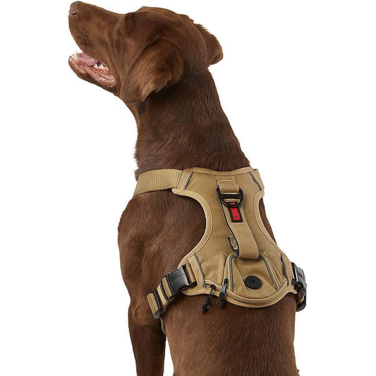 Kong Ultra Durable Waste Bag Harness Medium Tan front view