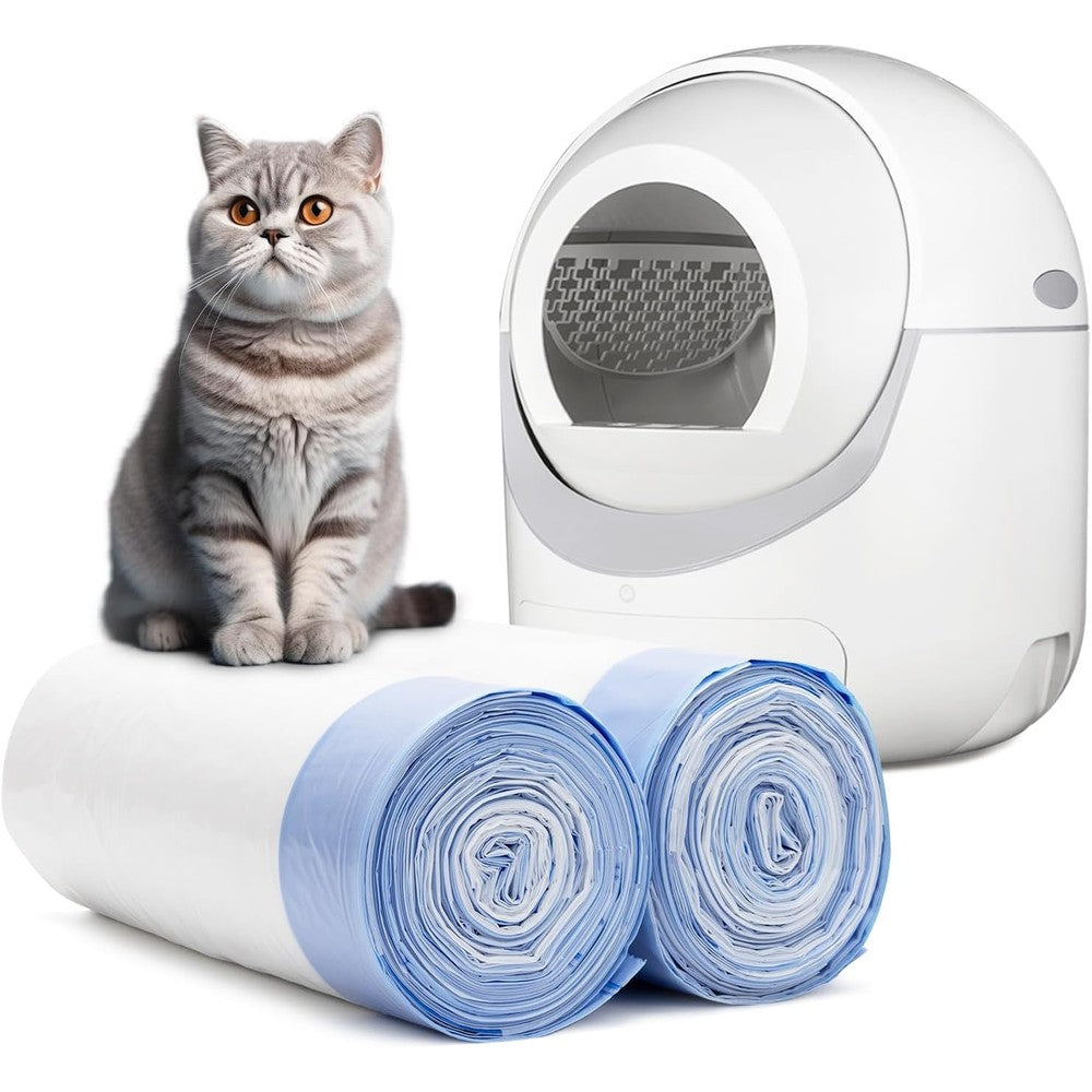 Giaceaw 40 count extra large cat litter box liners front view