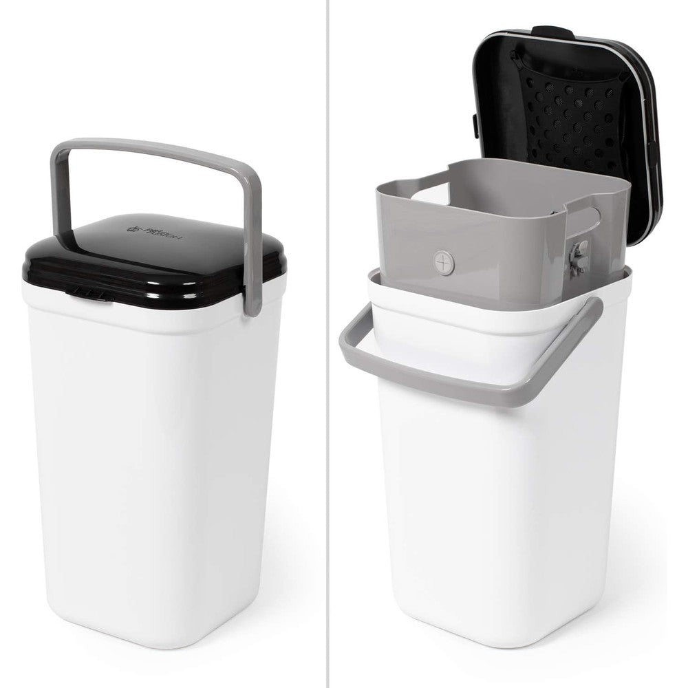 PetFusion portable cat litter disposal front view waste bin