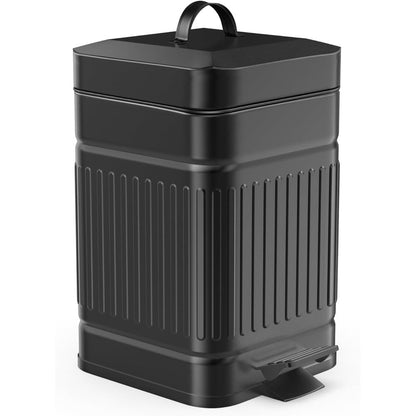 Petsparx dog poop trash can front view stainless steel