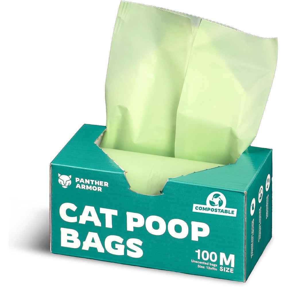 Panther Armor compostable cat litter bags front view